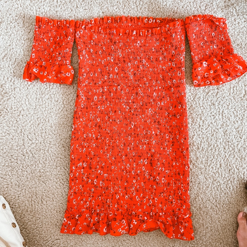 Red dress